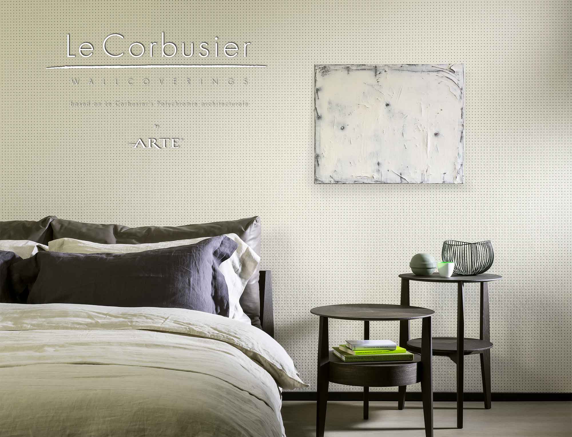 Le Corbusier tapeten Arte Muster mit Punkten online kaufen