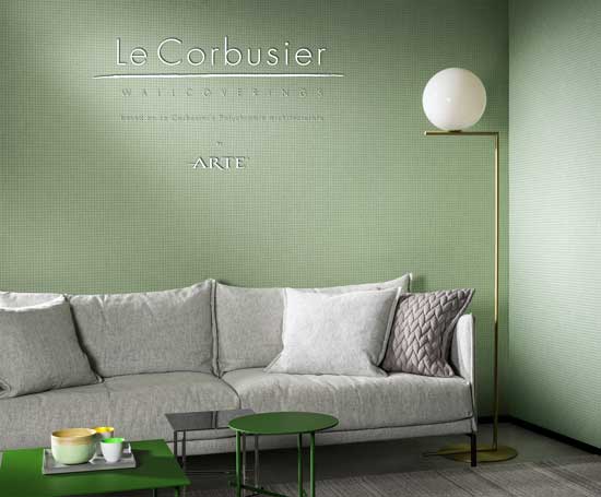 tapeten Le Corbusier Arte Muster mit Punkten online kaufen