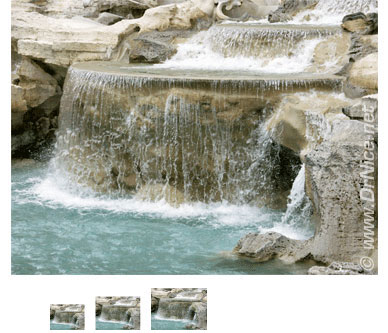 Fototapete Fontana di Trevi in Rom Brunnen Architektur online kaufen