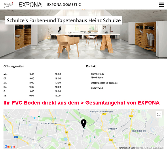 PVC Boden EXPONA in Berlin oder online kaufen