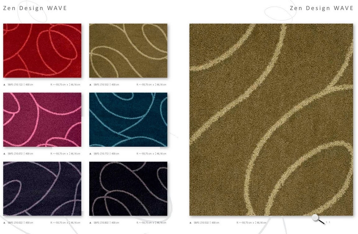 Teppichboden gemustert Meterware 4m breit Design Lano in Berlin oder online kaufen