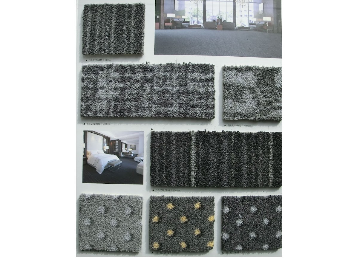 Teppichboden Meterware 4m breit Kombination in dunkel grau gemustert Design Lano in Berlin oder online kaufen