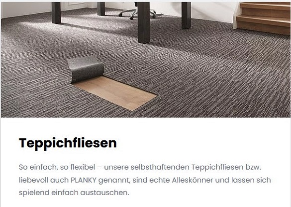 Teppichfliesen einzeln austauschen