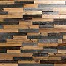 Holz Klinker - Wandpaneele aus echt Holz statt Tapeten