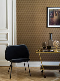 Raumbild Wohnzimmer - Tapeten Idee Engblad Lounge Luxe Claremont aus Berlin Deutschland