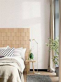 Raumbild Schlafzimmer - Tapeten Idee Eco Nature Terrazzo aus Berlin Deutschland