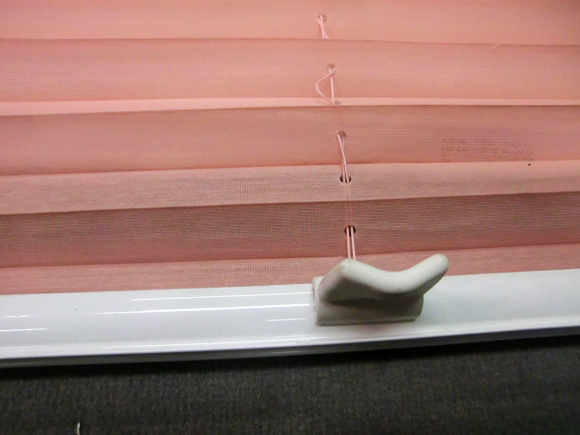 Plissee Vorhang rosa orange günstig als Restposten online kaufen