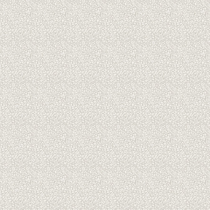 romantische Blumentapete, kleine Blumen u. Bl&uuml;ten, weiss auf beige in Berlin und online kaufen