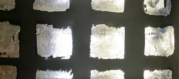 Metall Tapete silber schwarz online kaufen