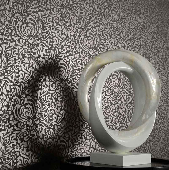 Vliestapete Omexco Ornamente Grau silber aus Berlin online kaufen